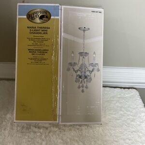 Hampton Bay Maria Theresa 3-Light Mini Chandelier - Silver